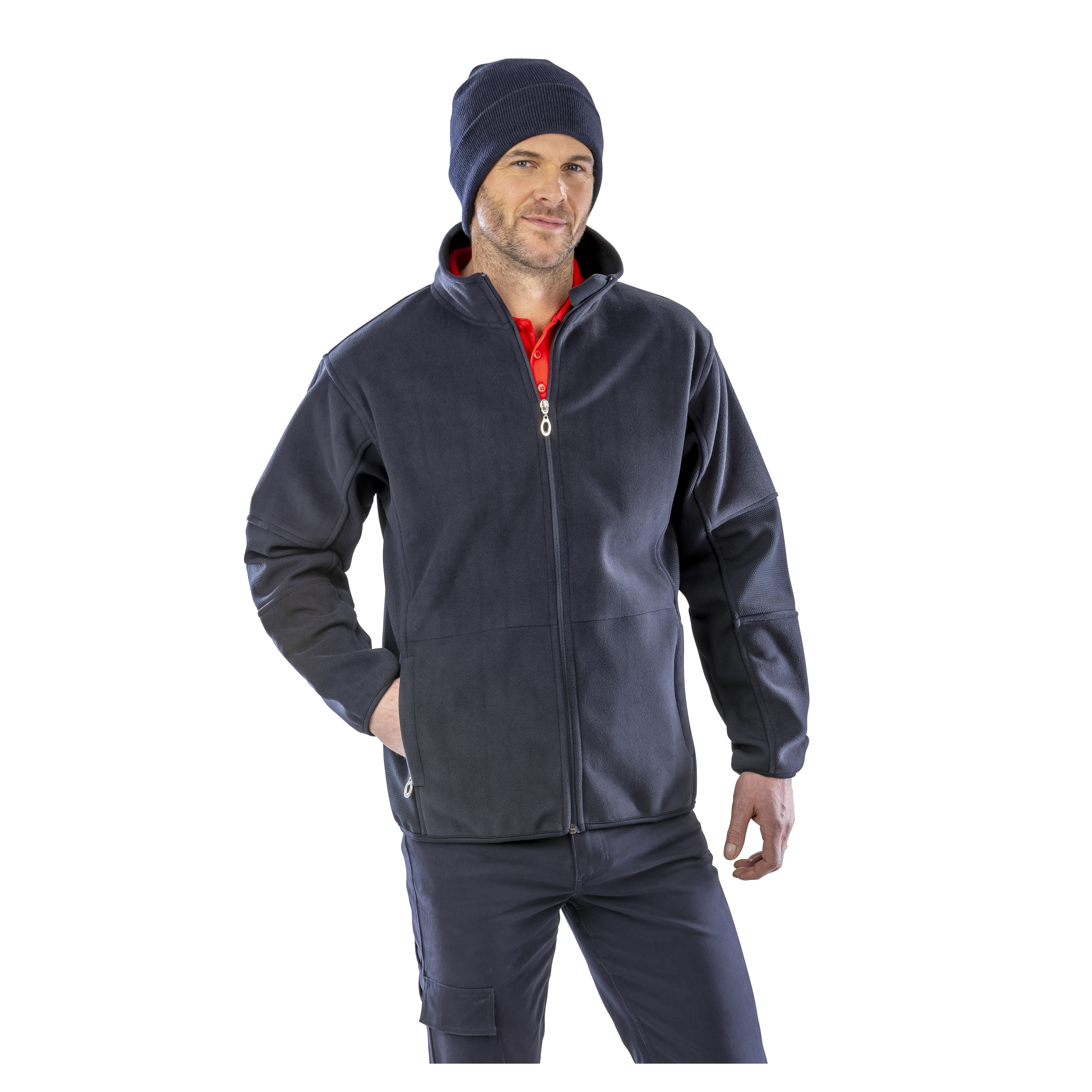 MENS COMBED PILE SOFTSHELL JACKET