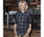 LADIES' CHECKED BLOUSE URBAN-STYLE